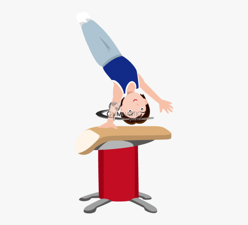 Vault Artistic Gymnastics Balance Beam Clip Art - Gymnastics Vault Clipart, HD Png Download, Free Download