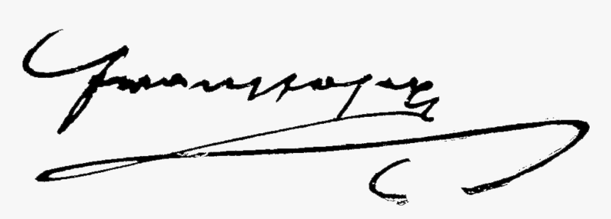 Franz Joseph Signature - Royalty Free Signature Png, Transparent Png, Free Download