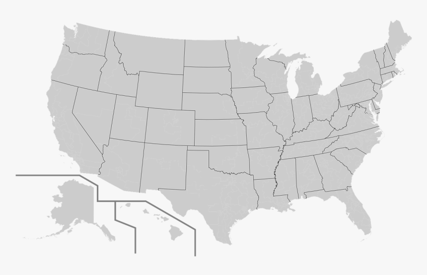 2018 Political Map Of Usa, HD Png Download, Free Download