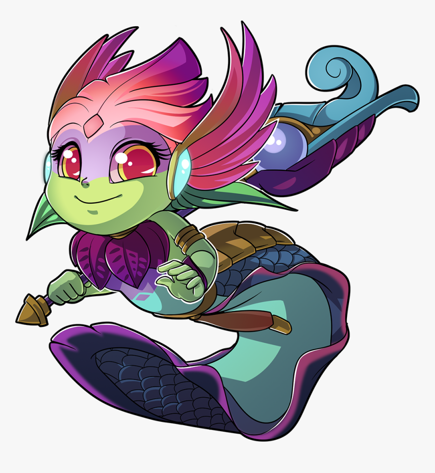 Clip Freeuse Stock River Spirit Nami Imgur - Chibi League Of Legends Nami, HD Png Download, Free Download