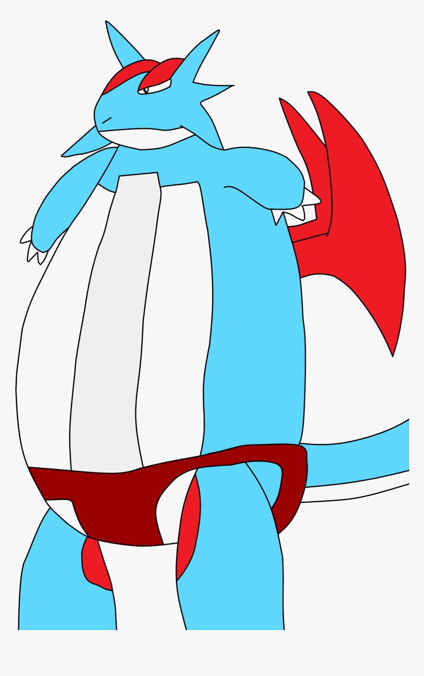 Sumo Salamence - Cartoon, HD Png Download, Free Download