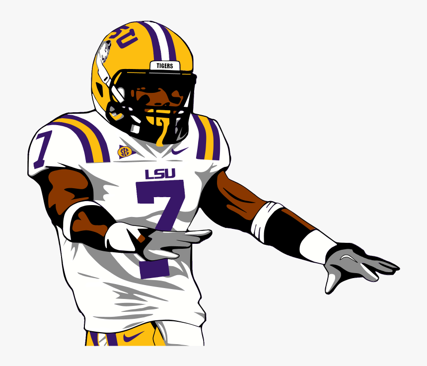 Mathieu Vector Photo Mathieu Vector - Tyrann Mathieu Lsu Transparent, HD Png Download, Free Download