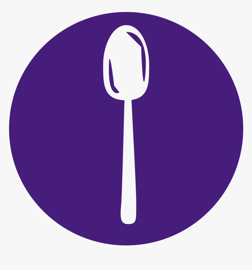 Spoon University Lsu - Purple Spoon University, HD Png Download, Free Download