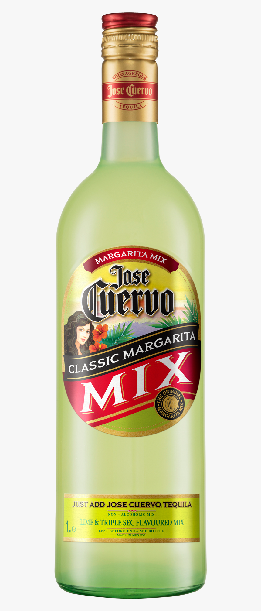 Jose Cuervo Margarita Mix 1l - Jose Cuervo Margarita Mix 100cl, HD Png Download, Free Download