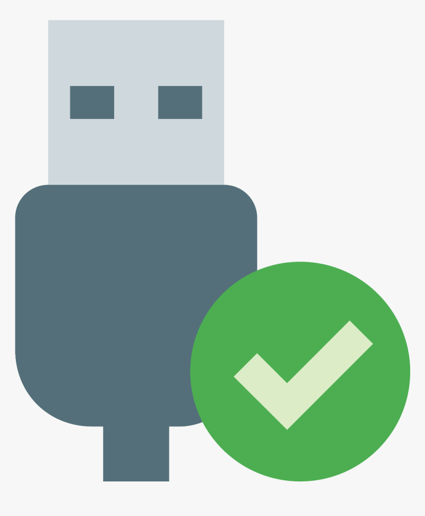 Usb Connected Icon Png, Transparent Png, Free Download