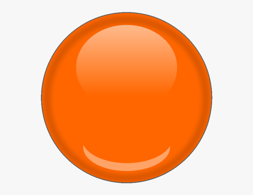 Highlight Circle Png - Orange Shiny Circle Png, Transparent Png, Free Download