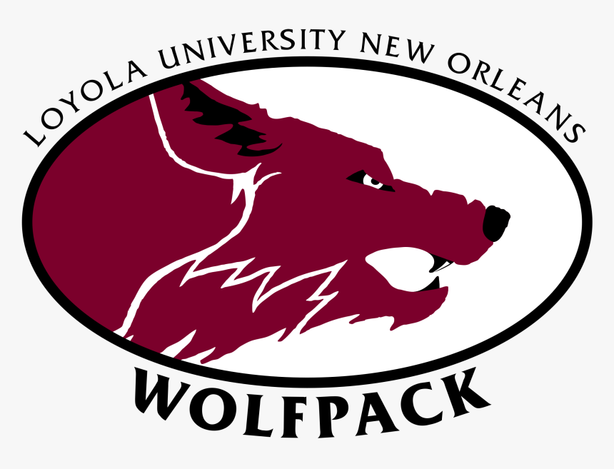 Wolfpack Logo Png Transparent , Png Download - Loyola New Orleans Wolf, Png Download, Free Download