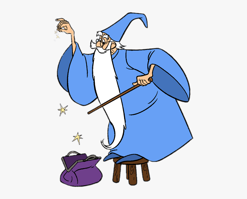 Merlin Adding Some Magic To His Bag - Merlin Png, Transparent Png, Free Download