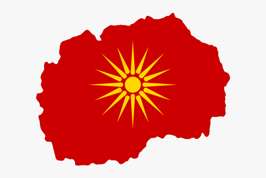 Flag-map Of Macedonia - Capital City Of Macedonia Map, HD Png Download, Free Download