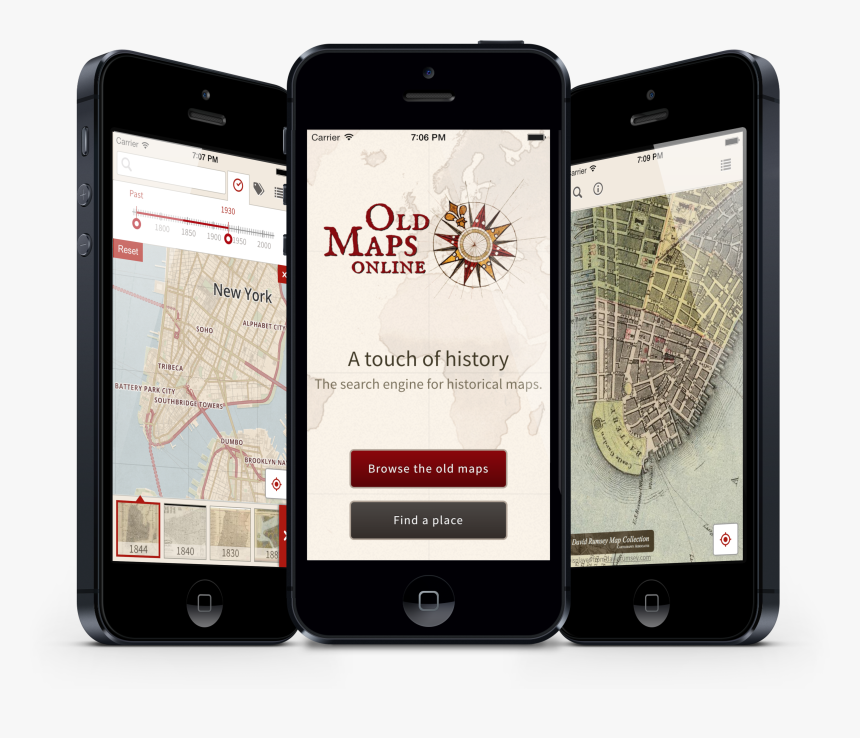 Old Maps App, HD Png Download, Free Download