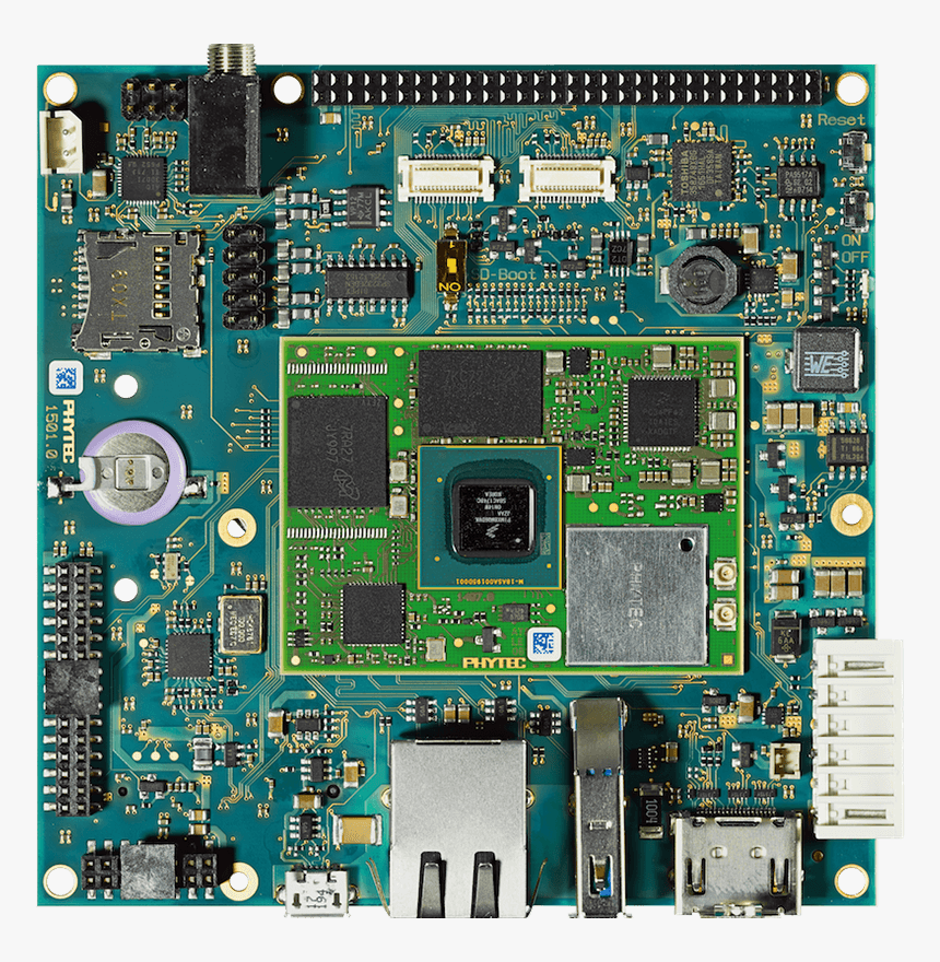 Mx 8m Single Board Computer Top View - Electronic Component, HD Png Download, Free Download