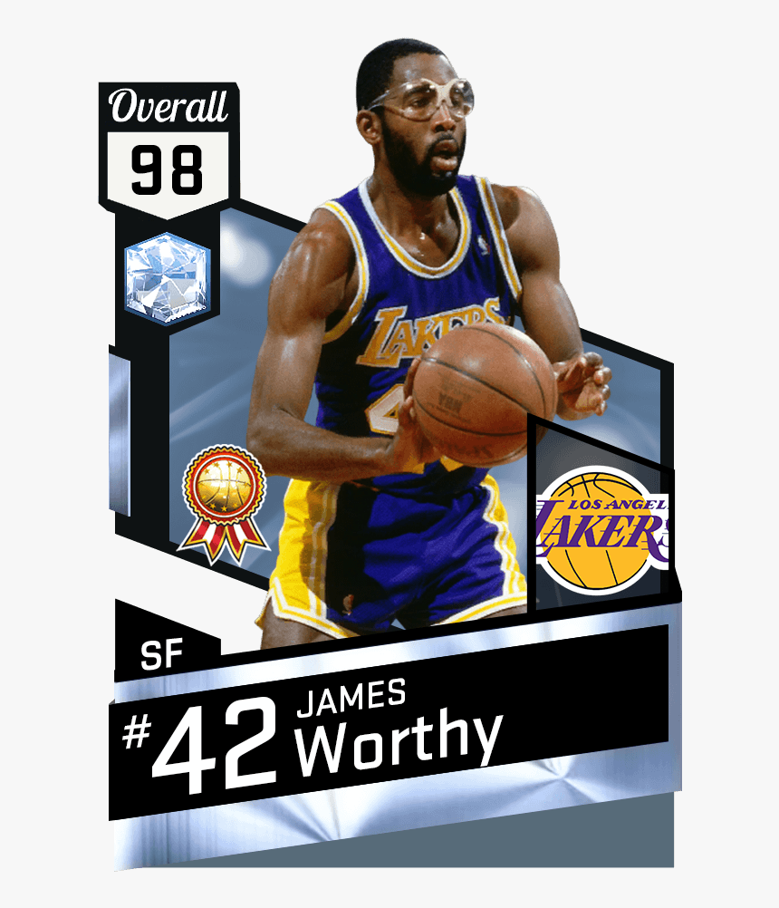 Diamond James Worthy And Ruby Chris Paul - Michael Jordan 2k18 Card, HD Png Download, Free Download