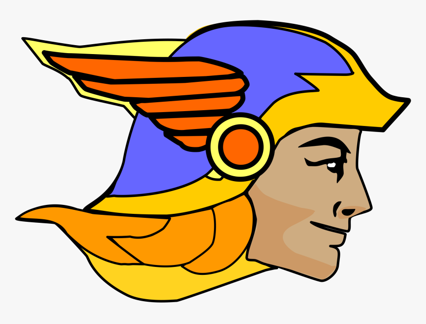Hermes - Cartoon Greek Gods Hermes, HD Png Download - kindpng