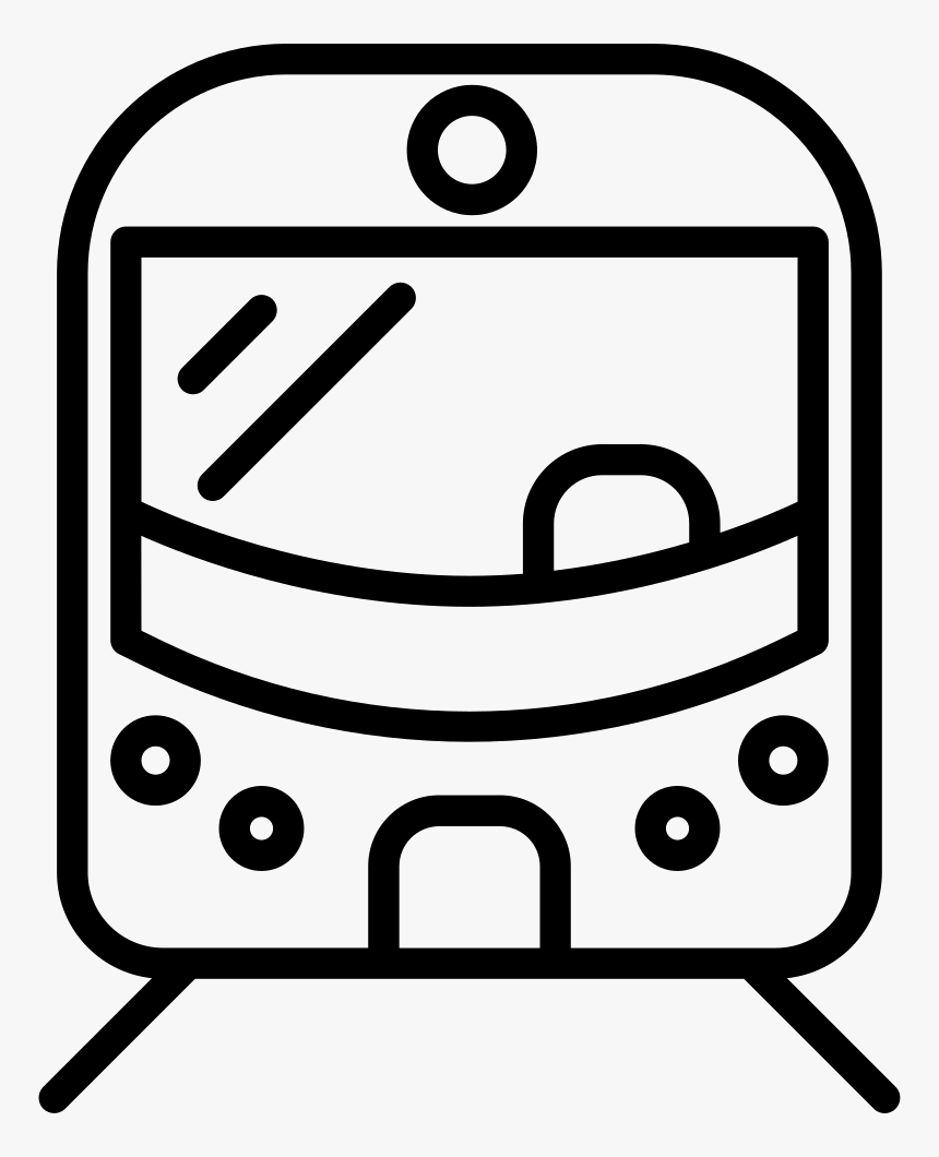 Train Front Png - Train Front Line Drawing, Transparent Png, Free Download