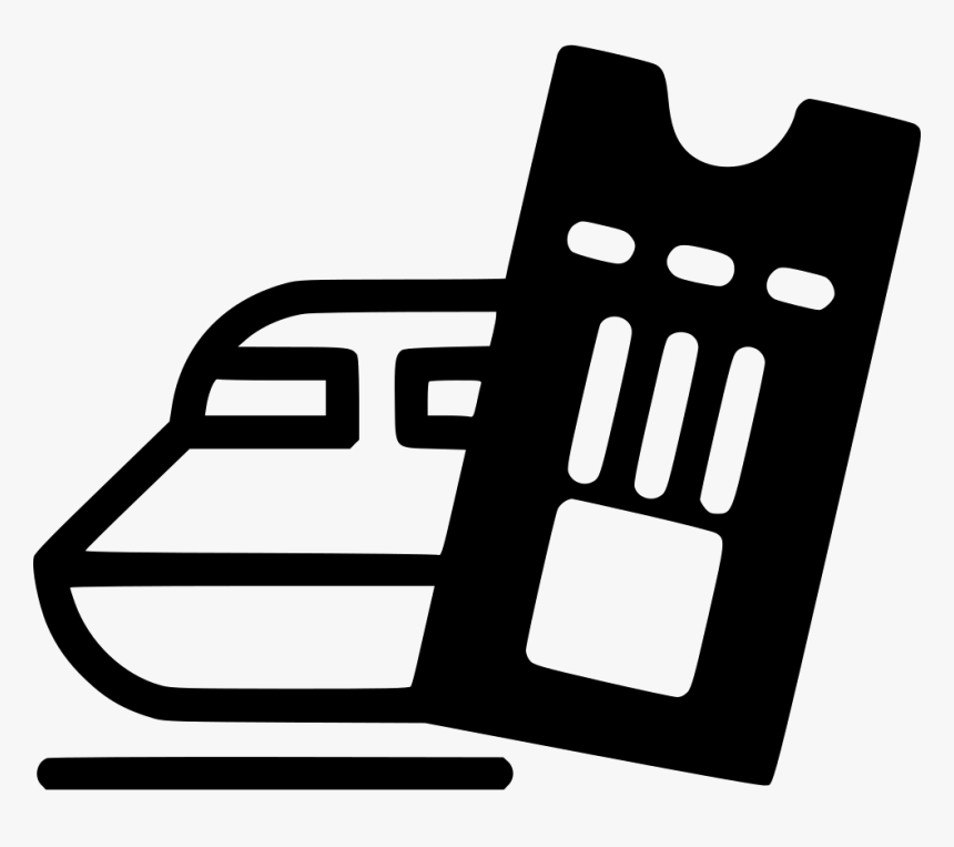 Train Ticket - Train Ticket Icon Png, Transparent Png, Free Download
