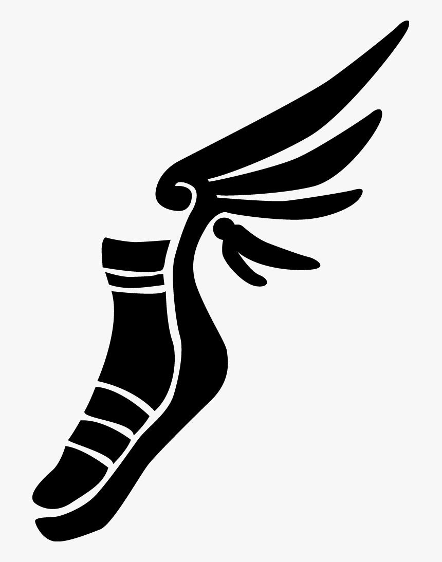 Free Download Hermes Symbol Png Clipart Hermes Talaria - Hermes Symbol Transparent, Png Download, Free Download