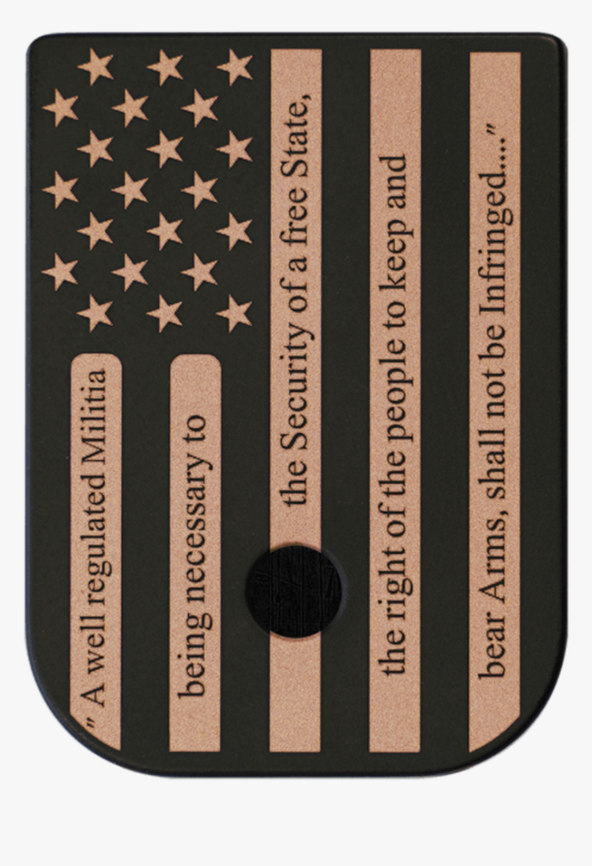 American Flag 2a Brass Black Traditional Finish Mag - Flag, HD Png Download, Free Download