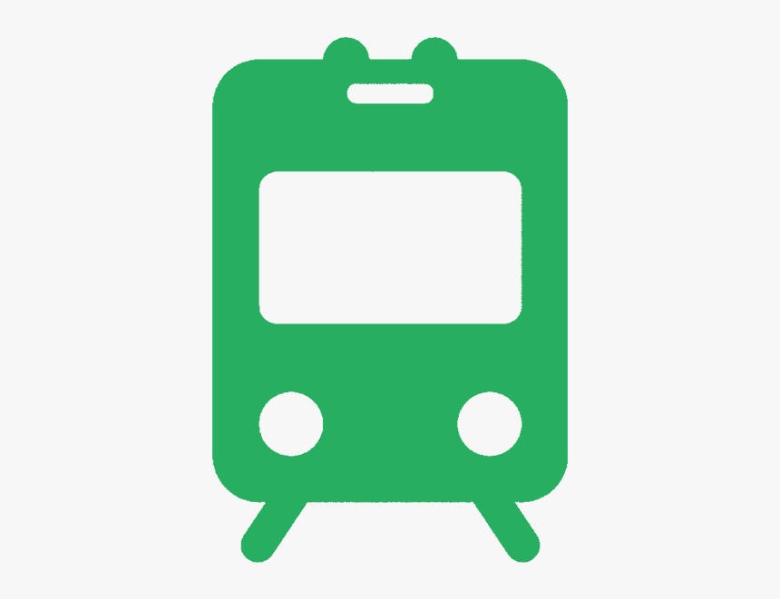 Rail Icon - Train Green Icon Png, Transparent Png, Free Download