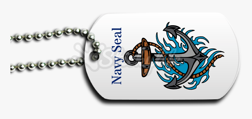 Navy Seal Dog Tag Front - Chain, HD Png Download, Free Download