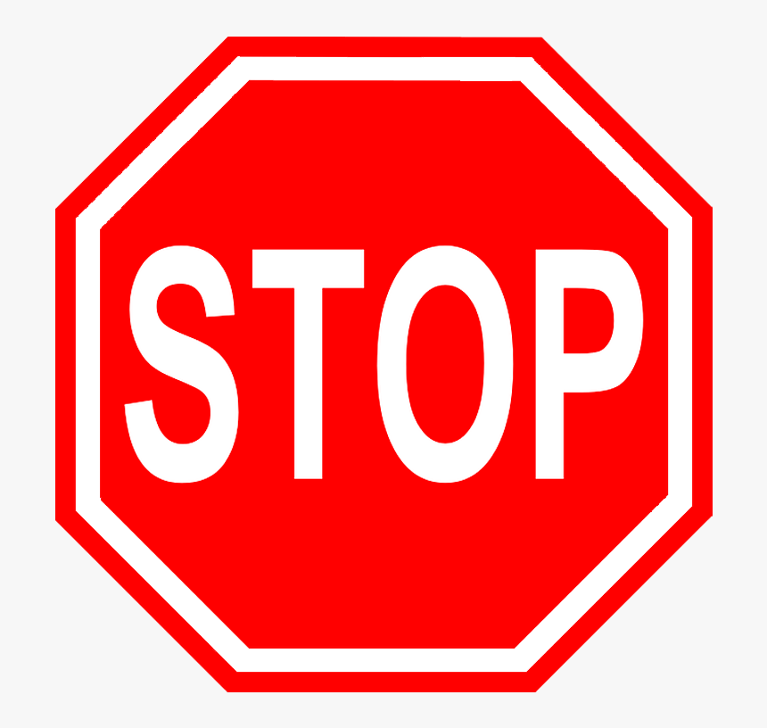 Placa De Pare Png - Stop Sign, Transparent Png, Free Download