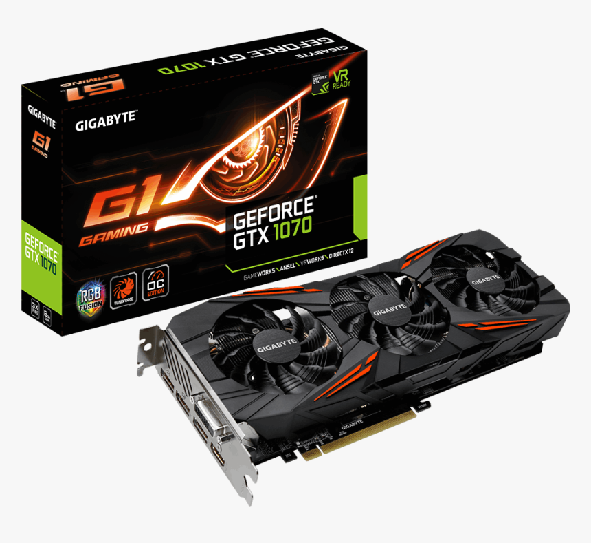 Thumb Image - Gigabyte Gtx 1070 8gb, HD Png Download, Free Download