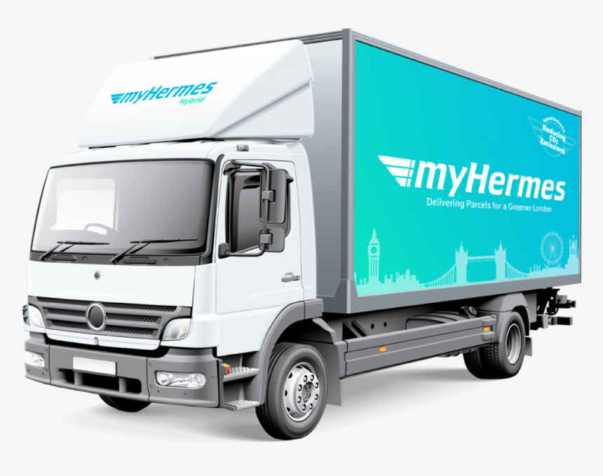 Hermes Truck"
 Width="1320"
 Height="982"
 Class="object - My Hermes Eco Livery, HD Png Download, Free Download