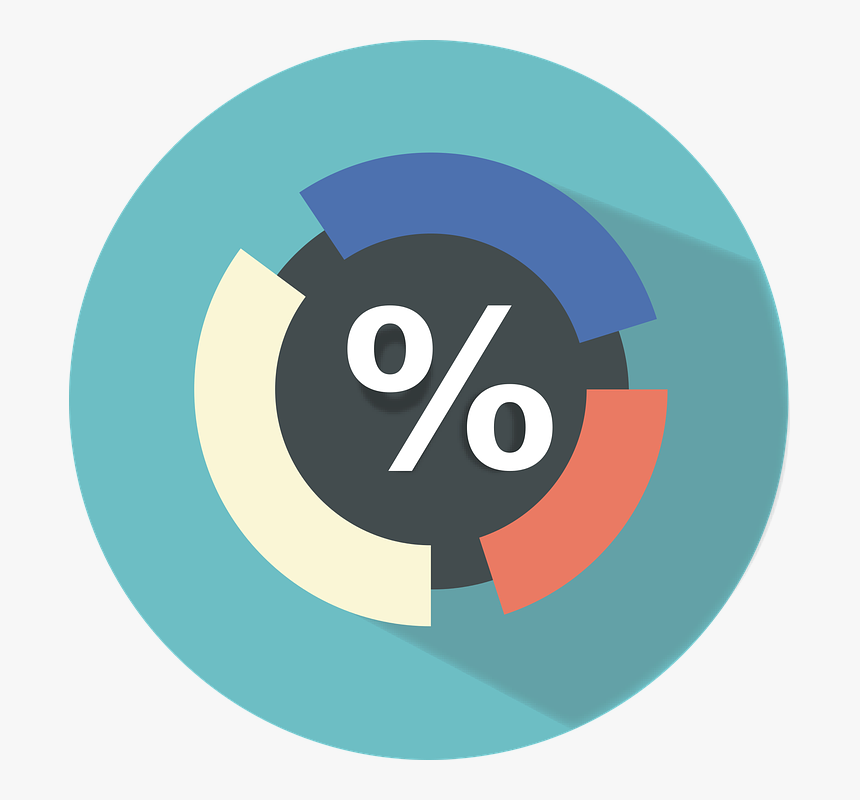 Flat, Icon, Flat Icon, Percentage, Finance, Work - Percentage Flat Icon, HD Png Download, Free Download