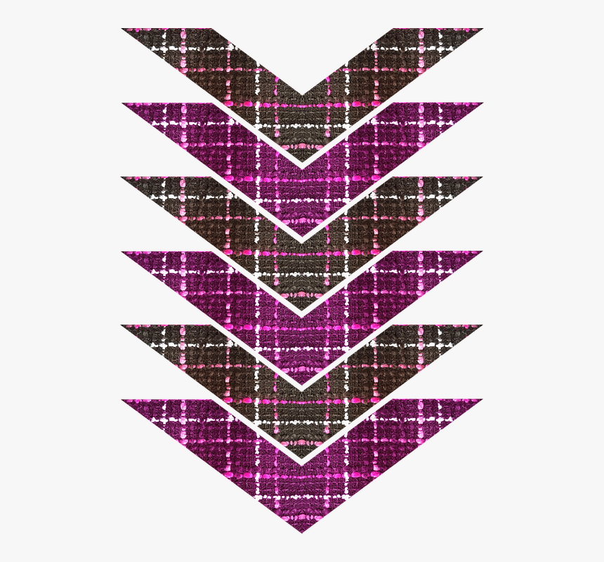 Fabric, Tweed, Purple, Brown, Pink, White, Woven, Weave - Heart, HD Png Download, Free Download