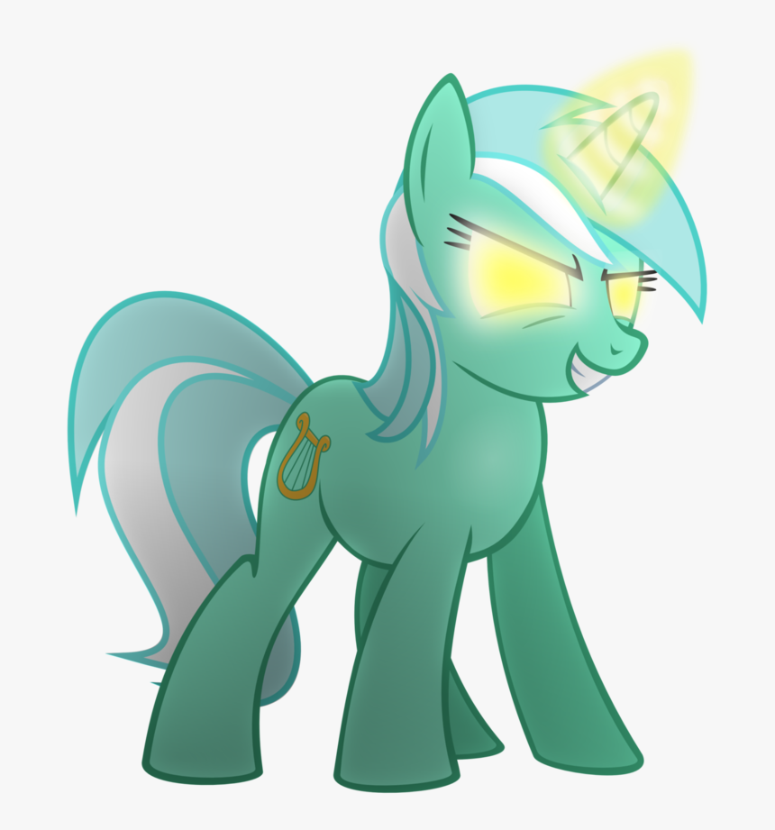 Angry Artist The Smiling Pony Evil Grin Glare Glowing - Mlp Lyra Angry, HD Png Download, Free Download