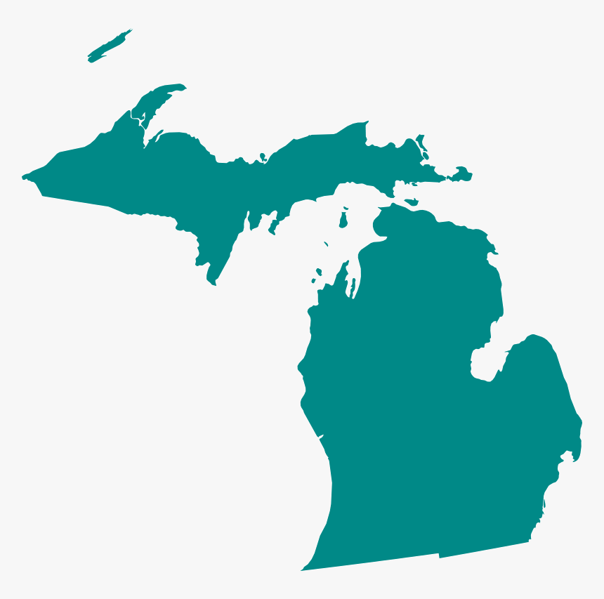 Michigan Map, HD Png Download, Free Download