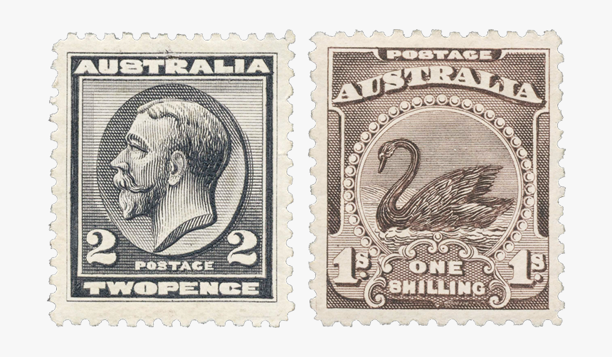 Auction Roundup Mossgreen Arthur Gray Collection Unissued - George V Heads Australian Stamps Stamp Collecting, HD Png Download, Free Download