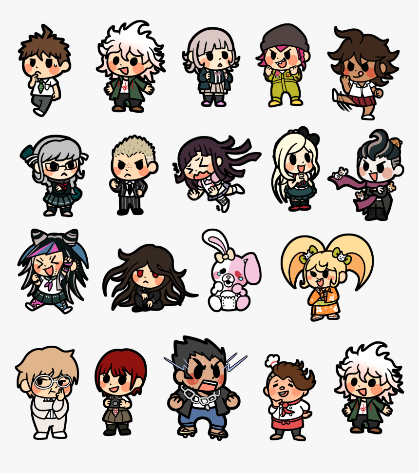 Danganronpa 2 Stickers, HD Png Download, Free Download