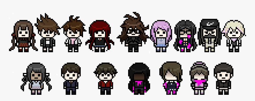 Danganronpa V3 Pixel Sprites, HD Png Download, Free Download