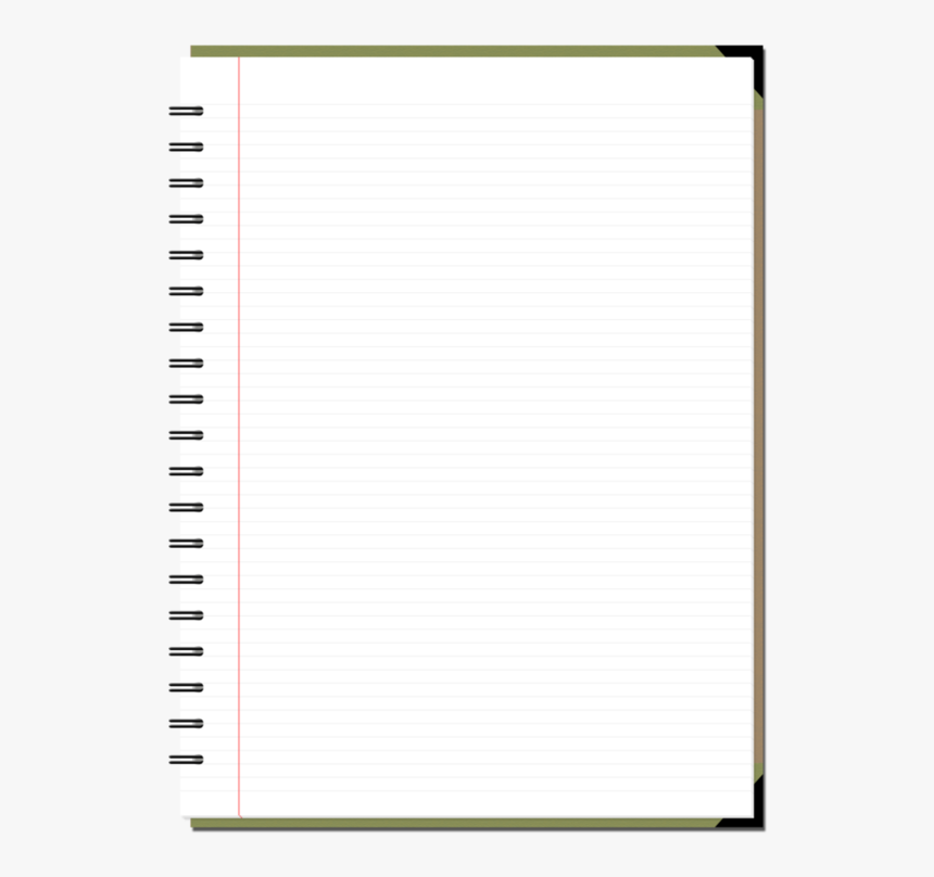 Notebook Background Transparent - Transparent Spiral Notebook Png, Png Download, Free Download