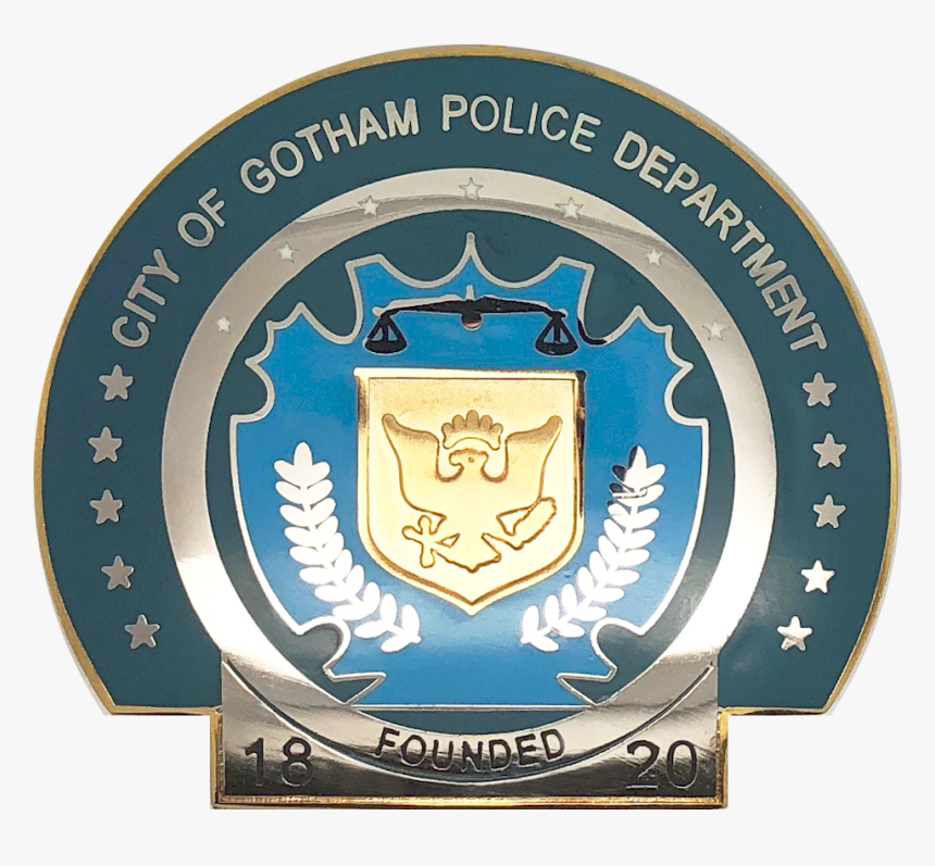 Transparent Knight Shield Png - Gotham City Police Badge, Png Download, Free Download