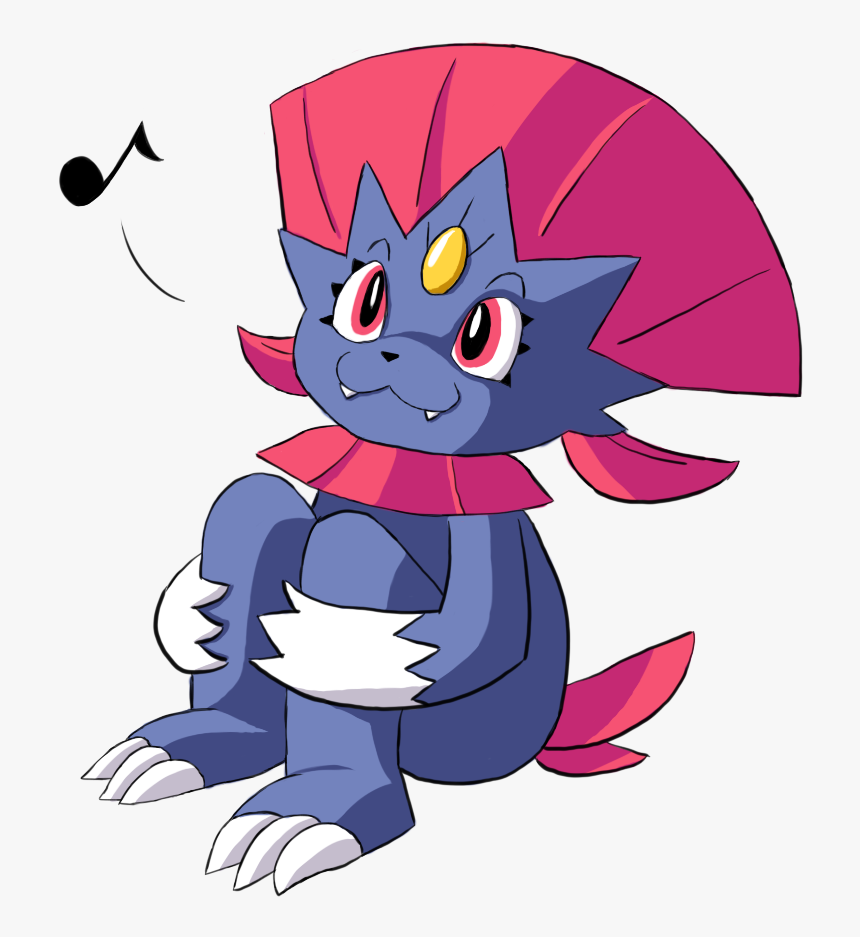 Fuzzyspah Cutesy Weavile, HD Png Download, Free Download