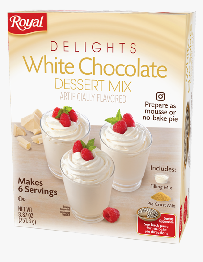 Royal Delights White Chocolate Dessert Mix, HD Png Download, Free Download