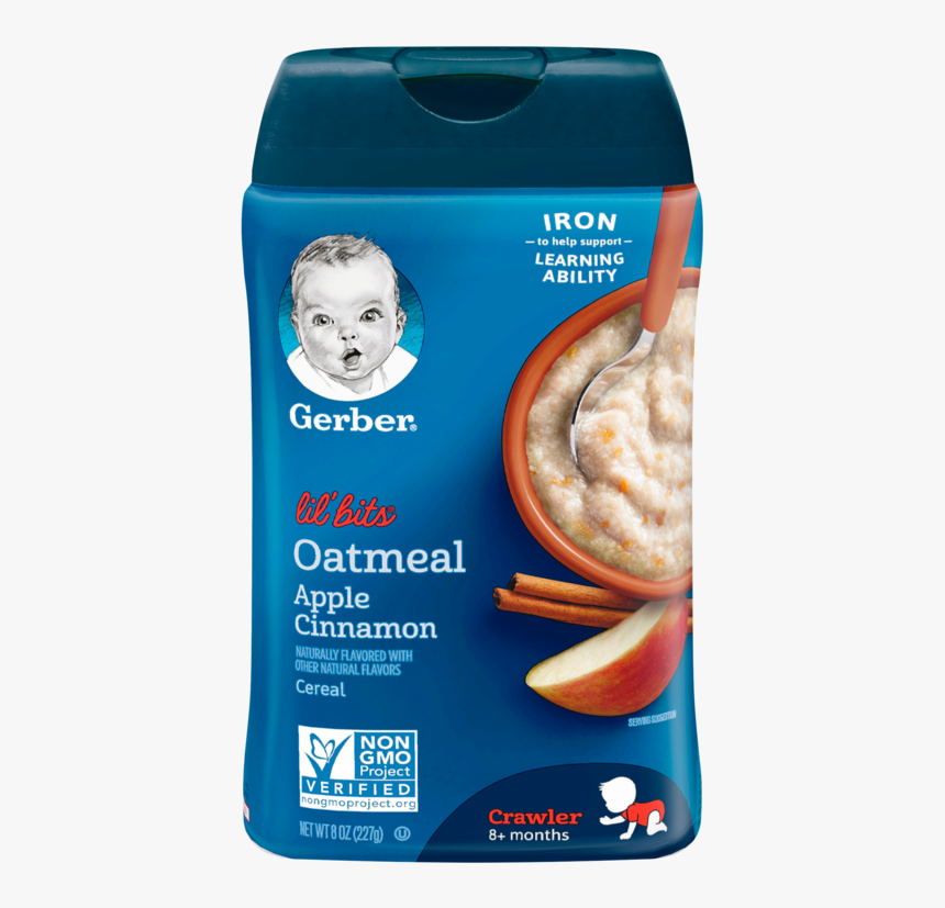 Gerber Lil Bits Oatmeal Apple Cinnamon, HD Png Download, Free Download