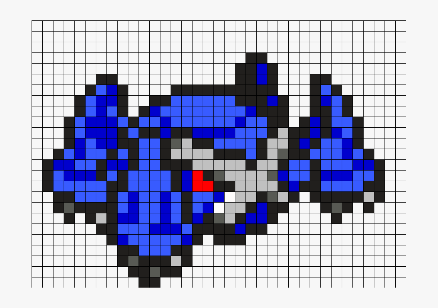 Metagross Sprite Perler Bead Pattern / Bead Sprite, HD Png Download, Free Download