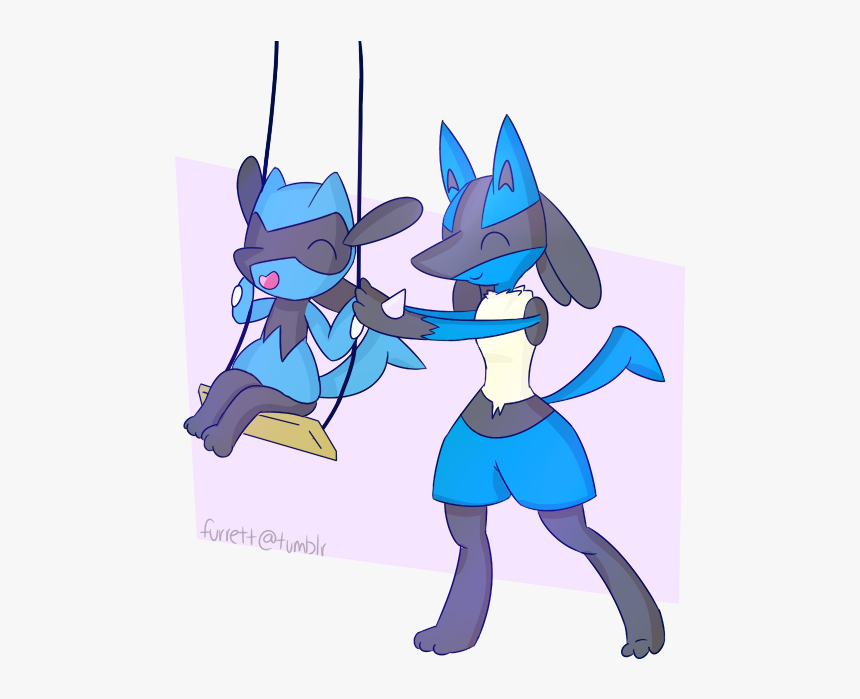 Pokemon Lucario And Riolu , Png Download, Transparent Png, Free Download