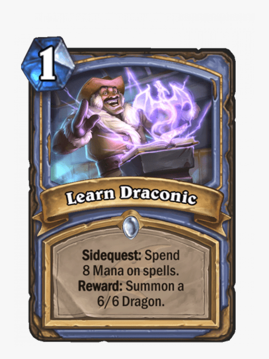 Hearthstone Learn Draconic, HD Png Download, Free Download