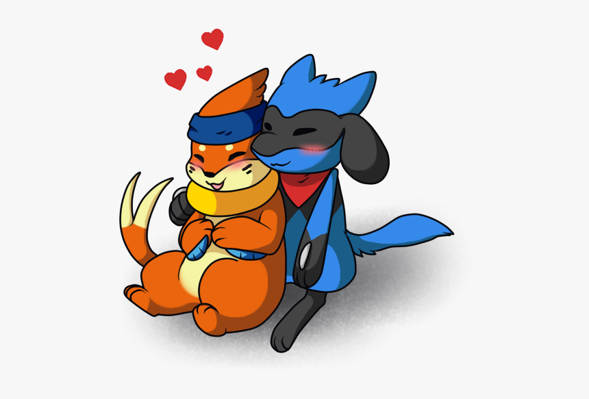 Jet The Buizel And Zen The Riolu, HD Png Download, Free Download