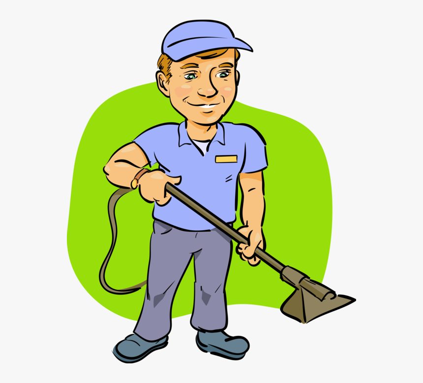 Vector Illustration Of Carpet Cleaner Uses Steam Cleaning, HD Png Download, Free Download