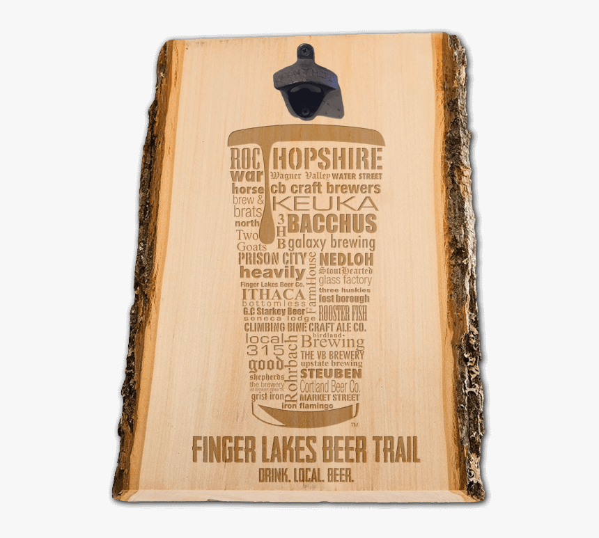 Finger Lakes State Craft Beer Laser Engraved Custom, HD Png Download, Free Download