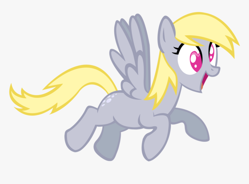 Pony Derpy Hooves Princess Luna Yellow Cartoon Mammal, HD Png Download, Free Download