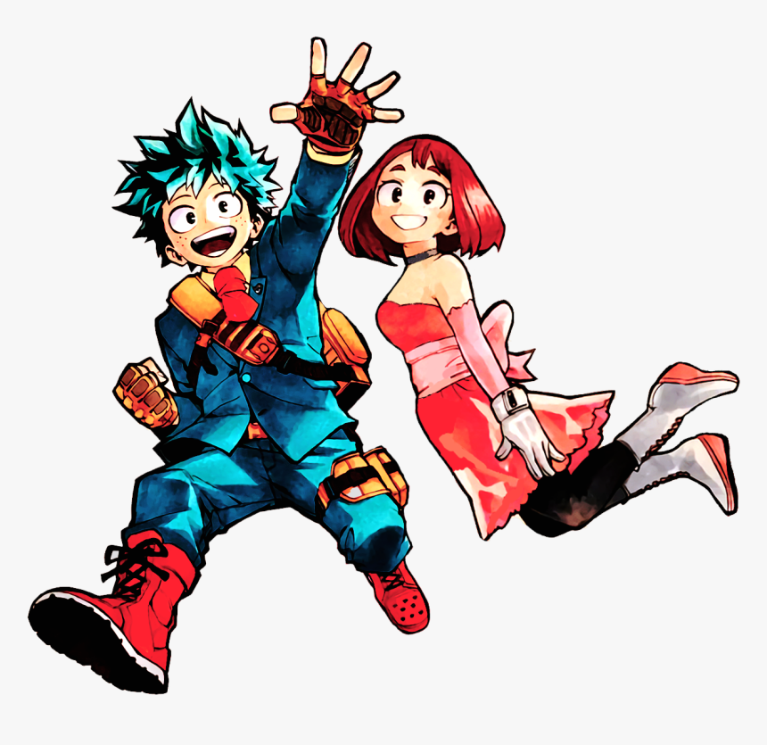 Izuku Midoriya Ochako Uraraka , Png Download, Transparent Png, Free Download