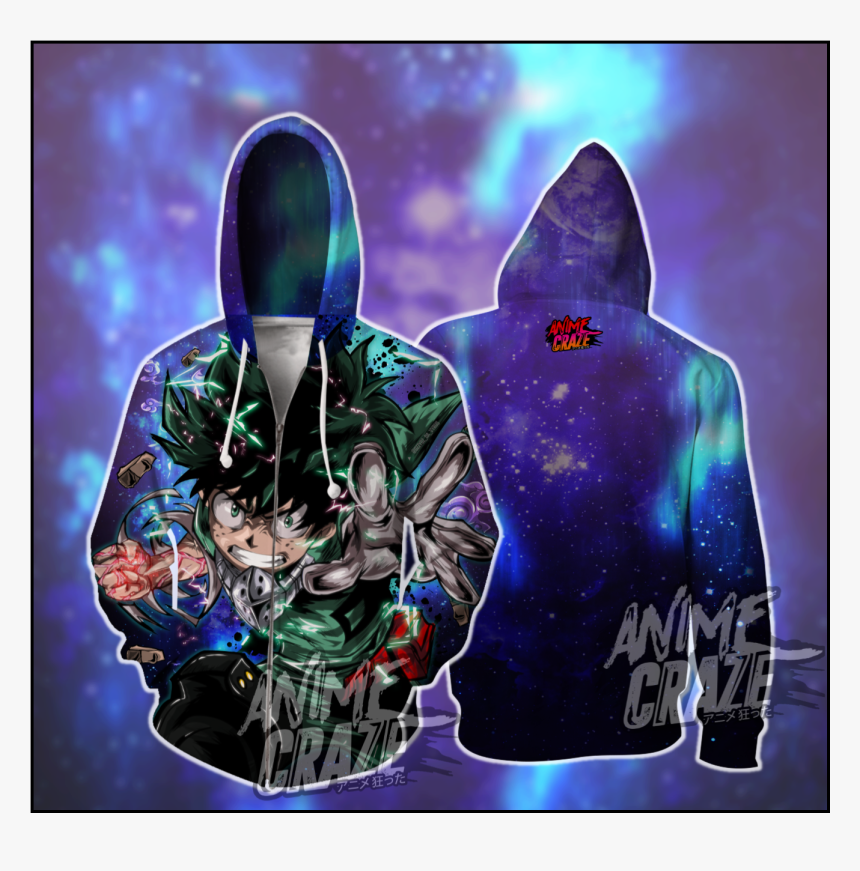 Beast Izuku Midoriya Zip-up Hoodie, HD Png Download, Free Download