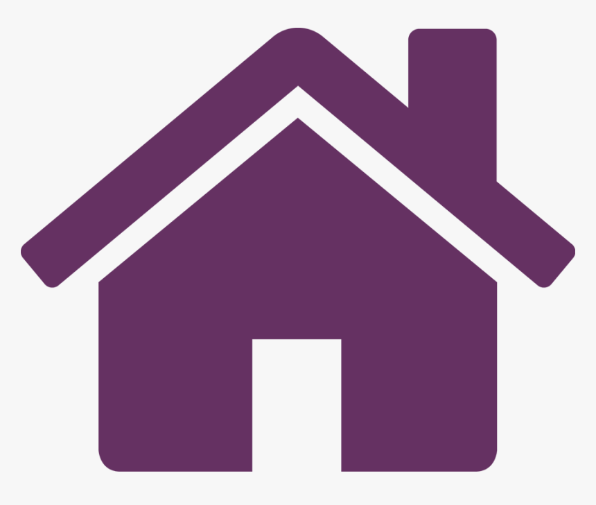 Purple Home 5 Icon Free Icons, HD Png Download, Free Download