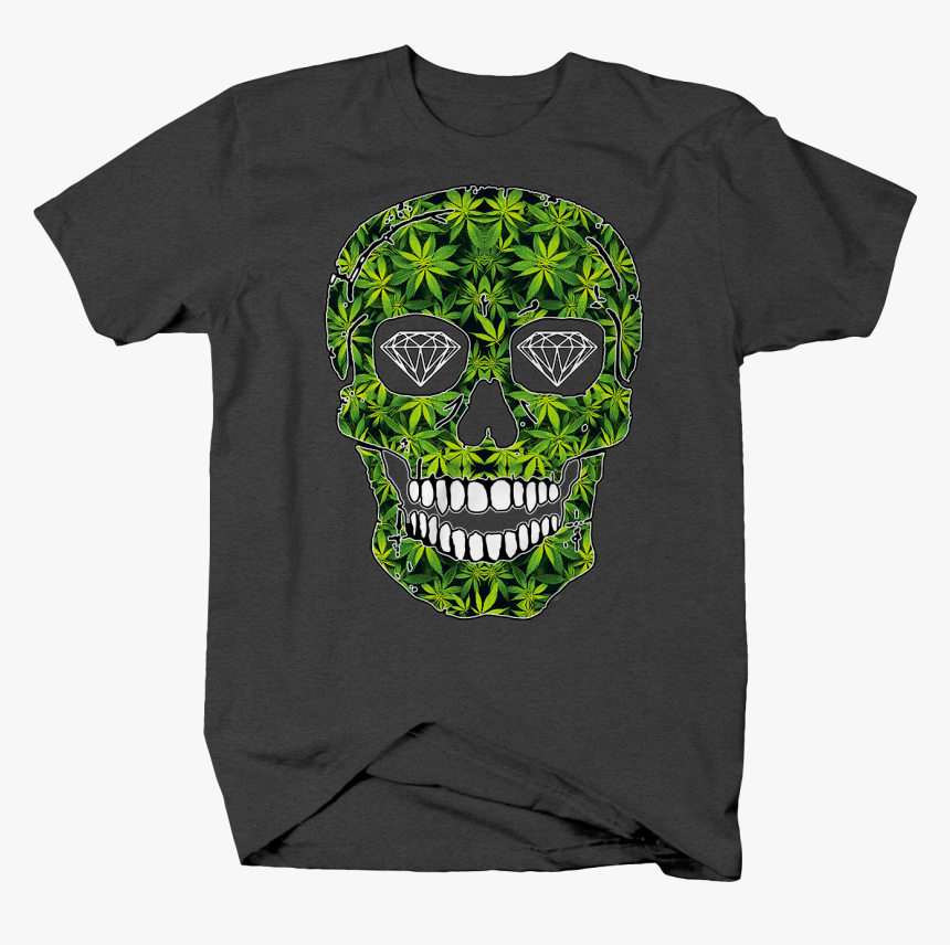 Marijuana Weed Diamond Eyed Skull Chill Vibes 420 Blaze, HD Png Download, Free Download