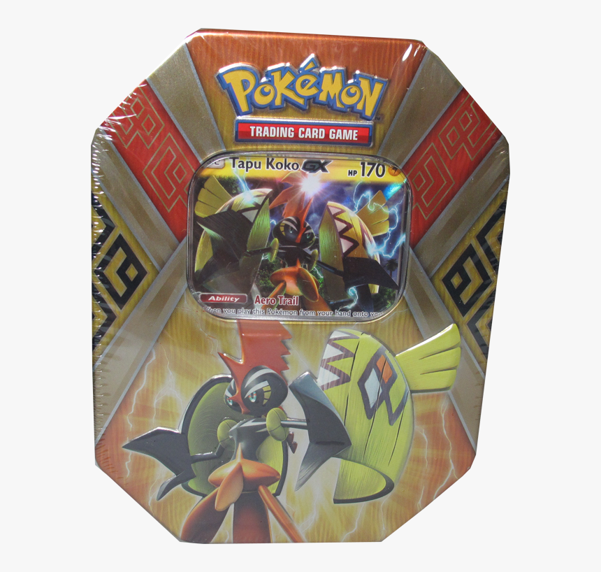 Pokemon Tapu Koko Gx Tin Box Englisch, HD Png Download, Free Download